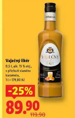 Lidl Alliance Vaječný likér nabídka