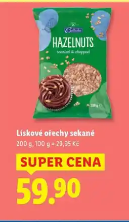 Lidl Belbake Lískové ořechy sekané nabídka