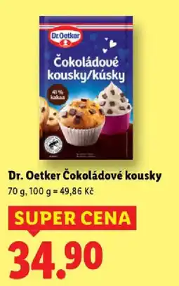 Lidl Dr. Oetker Čokoládové kousky nabídka