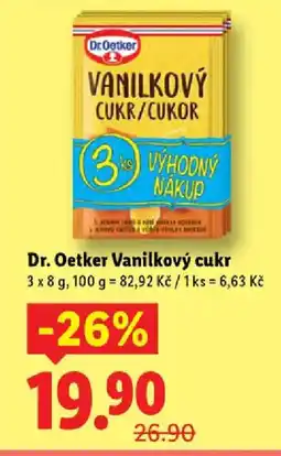 Lidl Dr. Oetker Vanilkový cukr nabídka