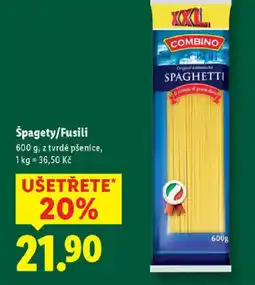 Lidl COMBINO Špagety/Fusili nabídka
