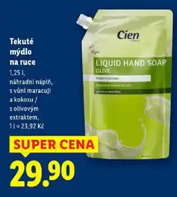 Lidl Cien Tekuté mýdlo na ruce nabídka