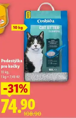Lidl Coshida Podestýlka pro kočky nabídka