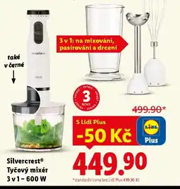 Lidl SilvercrestⓇ Tyčový mixér 3 v1 -600 W nabídka