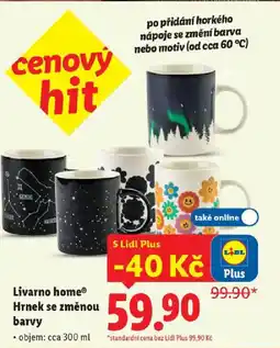 Lidl Livarno home® Hrnek se změnou barvy nabídka