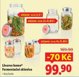 Lidl Livarno home® Fermentační sklenice nabídka