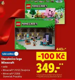 Lidl Stavebnice lego Minecraft nabídka