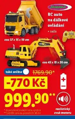 Lidl RC auto na dálkové ovládání nabídka