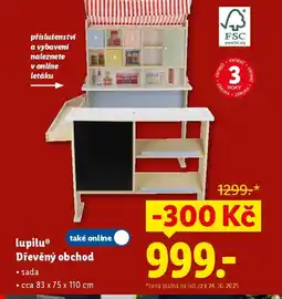 Lidl Lupilu® Dřevěný obchod nabídka