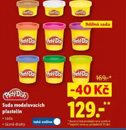 Lidl Play-Doh Sada modelovacích plastelín nabídka