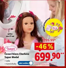 Lidl Česací hlava Charlene Super Model nabídka