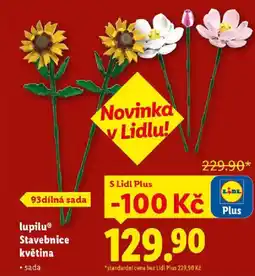 Lidl Lupilu Stavebnice květina nabídka