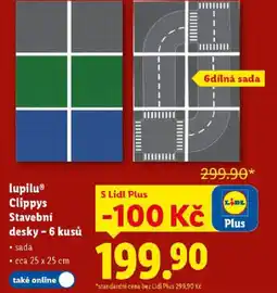 Lidl Lupilu® Clippys Stavební desky nabídka