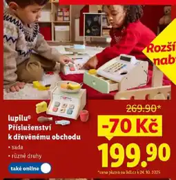 Lidl Lupilu® Příslušenství k dřevěnému obchodu nabídka