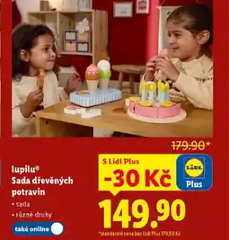 Lidl Lupilu® Sada dřevěných potravin nabídka