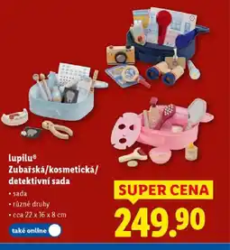 Lidl lupilu® Zubařská/kosmetická/ detektivní sada nabídka