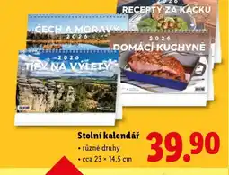 Lidl Stolní kalendář nabídka