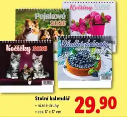 Lidl Stolní kalendář nabídka