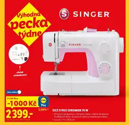 Lidl SINGER Šicí stroj serenade 70 w nabídka
