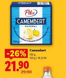 Lidl Pilos Camembert nabídka