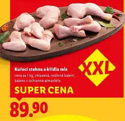 Lidl Kuřecí stehna a křídla mix nabídka