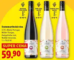 Lidl Svatomartinské víno nabídka