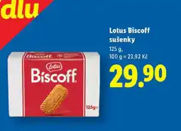 Lidl Lotus Biscoff sušenky nabídka