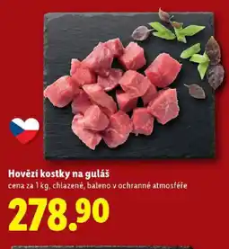 Lidl Hovězí kostky na guláš nabídka