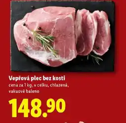 Lidl Vepřová plec bez kosti nabídka
