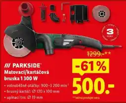 Lidl PARKSIDE Matovací/kartáčová bruska 1300 W nabídka