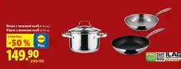 Lidl Hrnec z nerezové oceli Ø 16 cm / Pánev z nerezové oceli Ø 24 cm nabídka