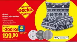 Lidl Livarno Fleeceové ložní povlečení nabídka
