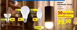 Lidl Livarno LED žárovka – 6 kusů nabídka