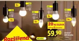 Lidl Livarno LED žárovka nabídka