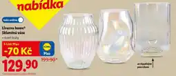 Lidl Livarno home Skleněná váza nabídka