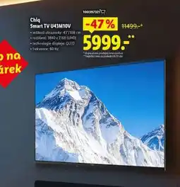 Lidl Chiq Smart TV U43M10V nabídka