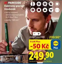 Lidl PARKSIDE Elektrický precizní šroubovák nabídka