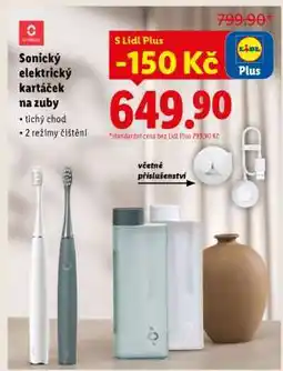 Lidl Oclean Sonický elektrický kartáček na zuby nabídka