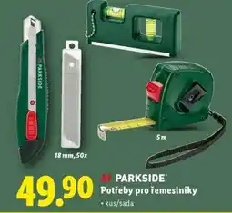 Lidl PARKSIDE Potřeby pro řemeslníky nabídka
