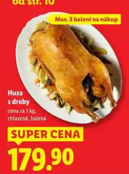 Lidl HUSA S DROBY nabídka