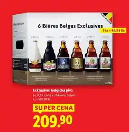 Lidl EXKLUZIVNÍ BELGICKÁ PIVA nabídka