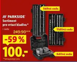 Lidl PARKSIDE Sortiment pro vrtací kladiva nabídka