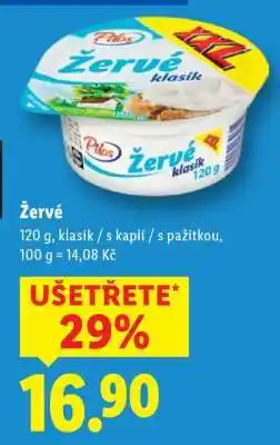 Lidl ŽERVÉ nabídka