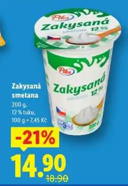Lidl Zakysaná smetana nabídka