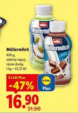 Lidl Müllermilch nabídka