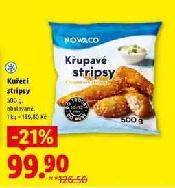 Lidl Kuřecí stripsy nabídka