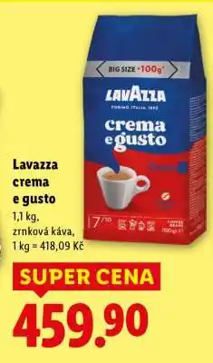 Lidl Lavazza Crema E Gusto nabídka