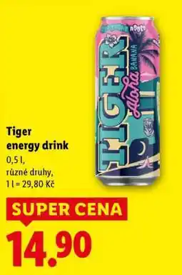 Lidl Tiger Energy drink nabídka