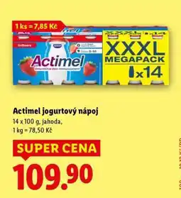 Lidl ACTIMEL JOGURTOVÝ NÁPOJ nabídka
