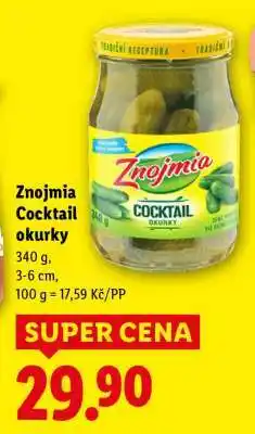 Lidl Znojmia Cocktail okurky nabídka